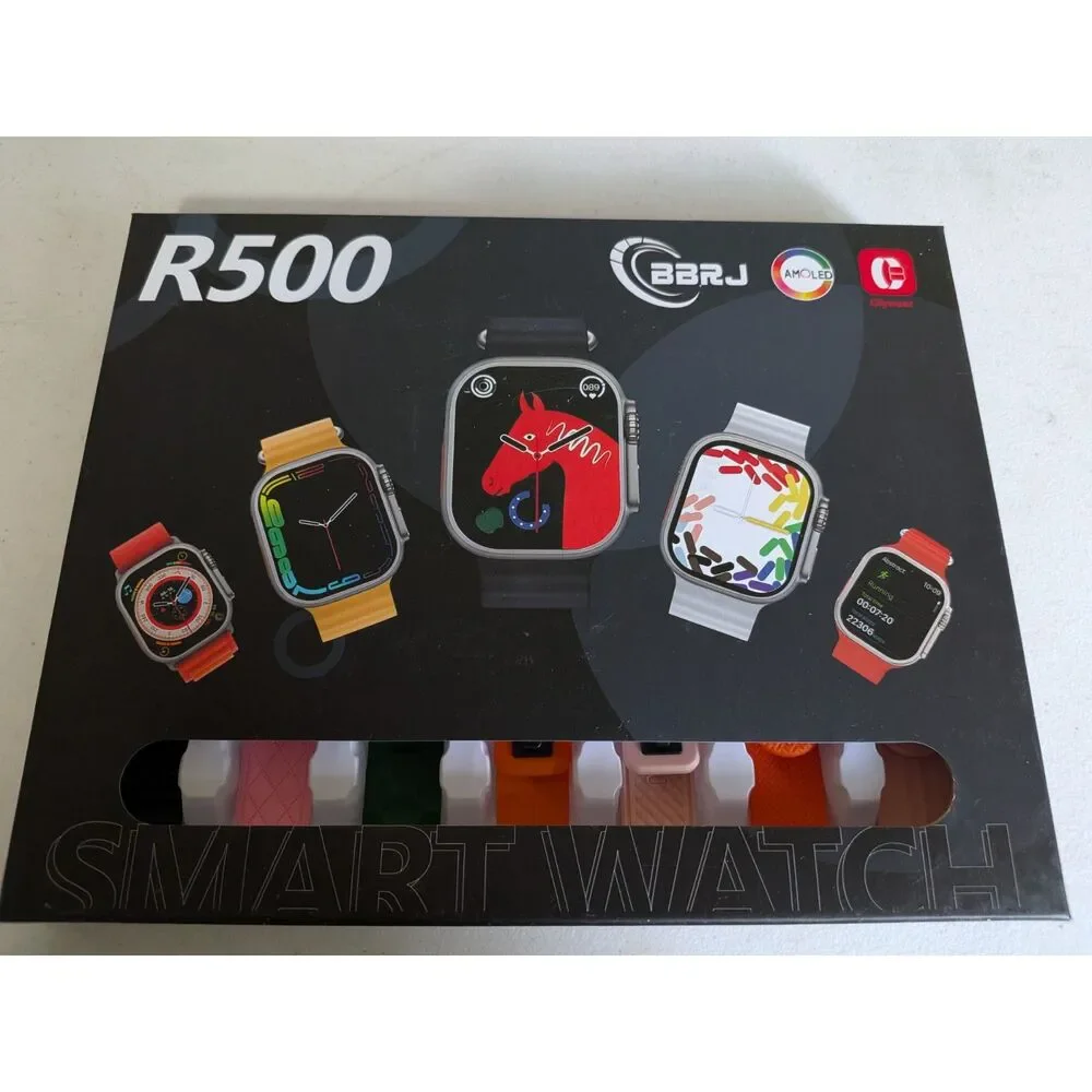 Smart Watch Bundle 44mm Open Box 7 Bands Charger and Smart Watch included